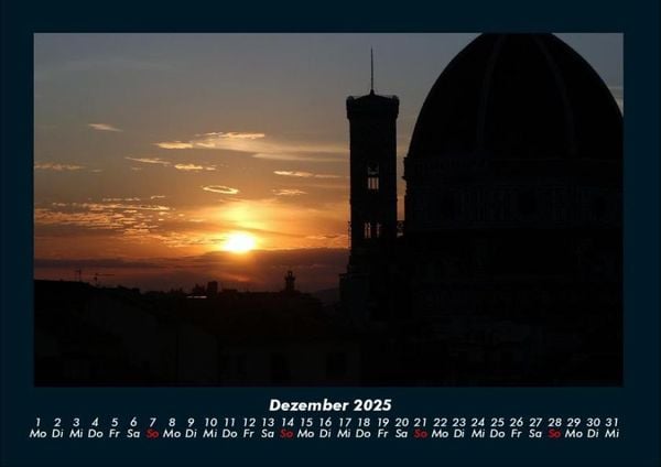 Produktbild: Florenz 2025 Fotokalender DIN A4