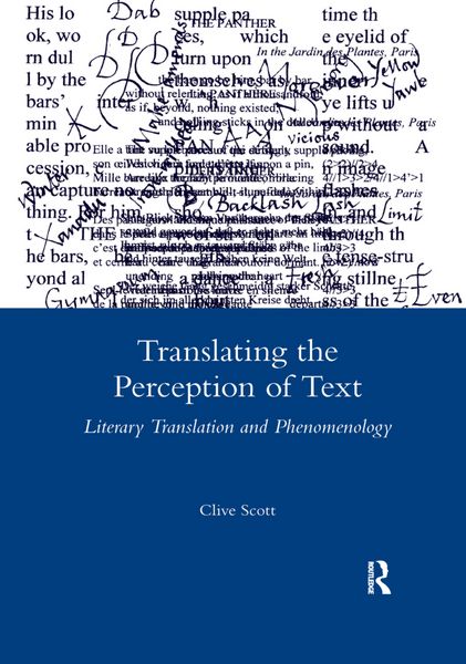 Produktbild: Scott, C: Translating the Perception of Text