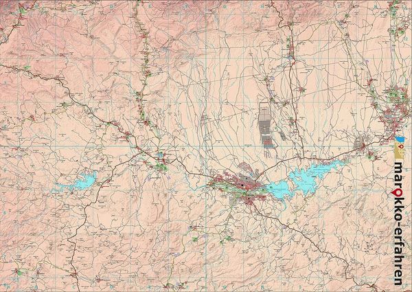 Produktbild: M11: A&iuml;t Ben Haddou - Ouarzazate - Skoura 1:120.000 + GPS-Waypoints