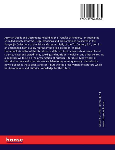 Produktbild: Assyrian Deeds and Documents Recording the Transfer of Property
