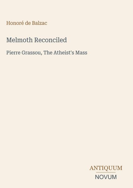 Produktbild: Melmoth Reconciled