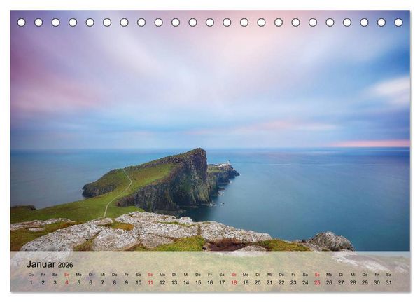 Produktbild: Scotland (Tischkalender 2026 DIN A5 quer), CALVENDO Monatskalender