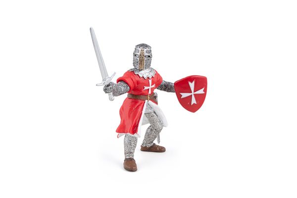 Produktbild: Spielfigur Ritter der Malteser rot 10cm