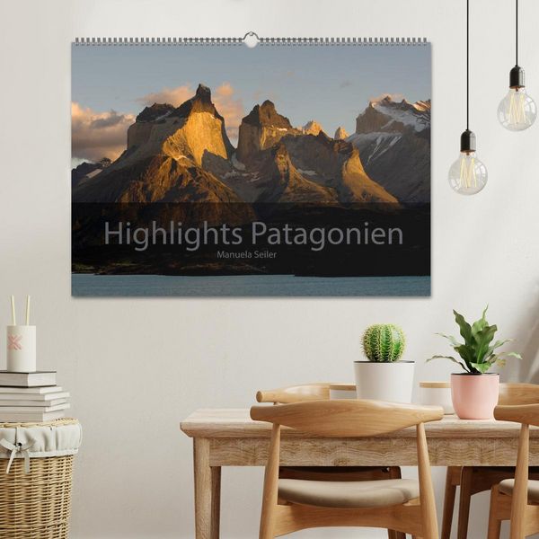 Produktbild: Patagonien 2026 Highlights von Manuela Seiler (Wandkalender 2026 DIN A2 quer), CALVENDO Monatskalender