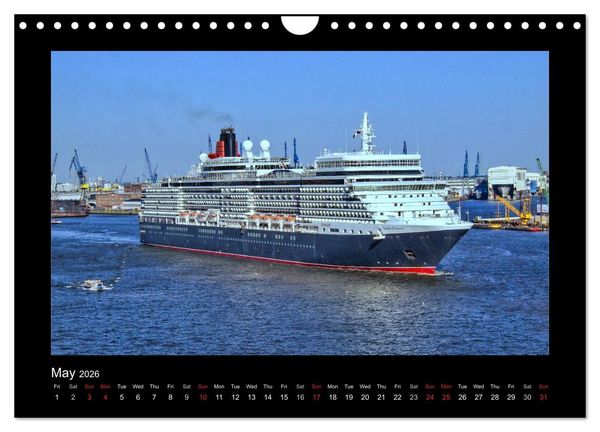 Produktbild: Destination Hamburg 2026 (Wall Calendar 2026 DIN A4 landscape), CALVENDO 12 Month Wall Calendar