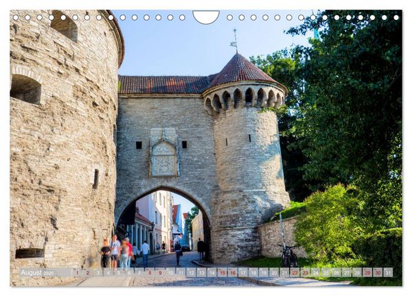 Produktbild: Die Perle am Finnischen Meerbusen Tallinn (Wandkalender 2026 DIN A4 quer), CALVENDO Monatskalender