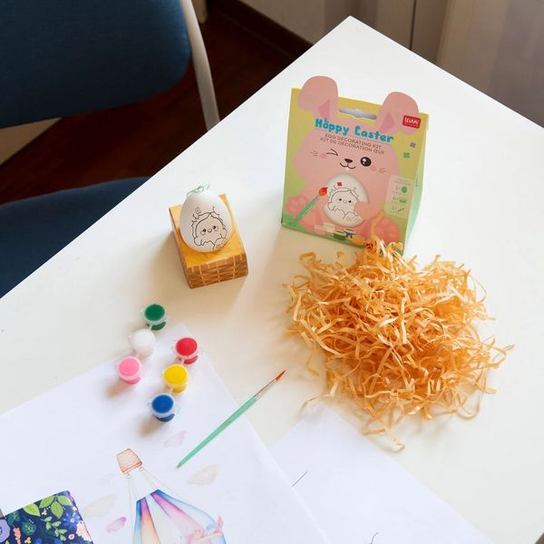 Produktbild: Legami Dekorationsset f&uuml;r Eier - Hoppy Easter - Hase