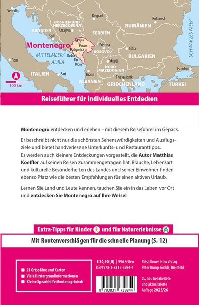 Produktbild: Reise Know-How Reisef&uuml;hrer Montenegro
