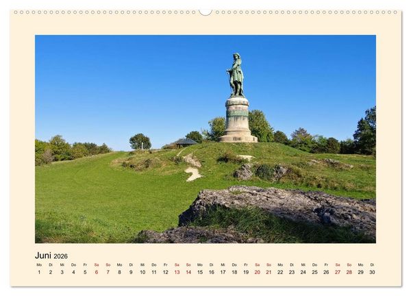 Produktbild: Burgund - Das gr&uuml;ne Herz Frankreichs (Wandkalender 2026 DIN A2 quer), CALVENDO Monatskalender