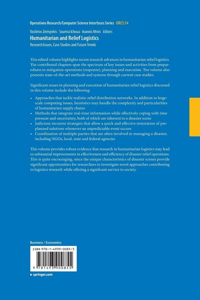 Produktbild: Humanitarian and Relief Logistics