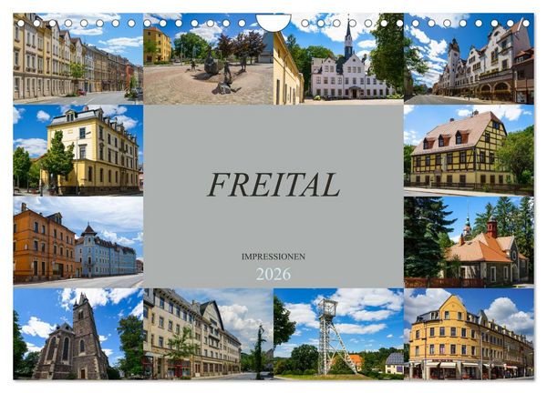 Produktbild: Freital Impressionen (Wandkalender 2026 DIN A4 quer), CALVENDO Monatskalender