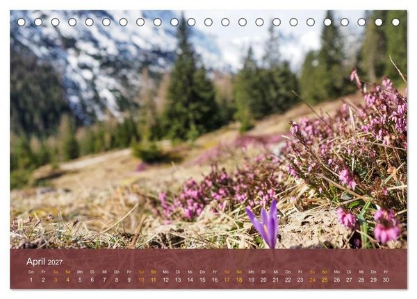 Produktbild: Leutasch - sch&ouml;ne Bergwelt (Tischkalender 2027 DIN A5 quer), CALVENDO Monatskalender