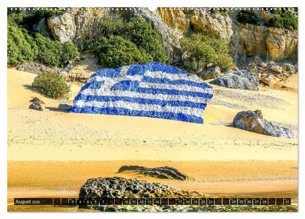 Produktbild: Idyllisches Rhodos (Wandkalender 2026 DIN A2 quer), CALVENDO Monatskalender