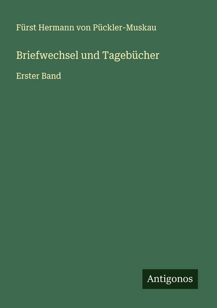 Produktbild: Briefwechsel und Tageb&uuml;cher