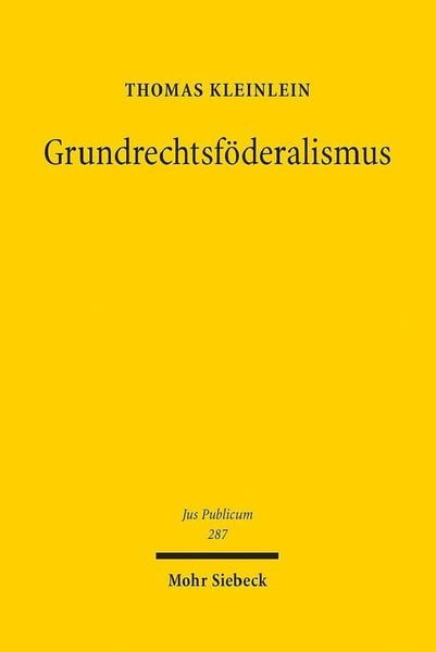 Produktbild: Grundrechtsf&ouml;deralismus