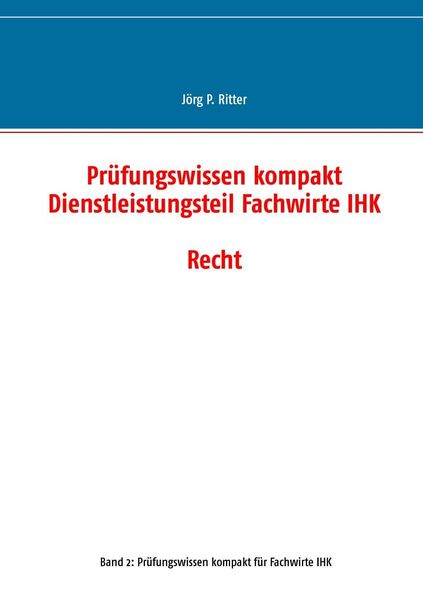 Produktbild: Pr&uuml;fungswissen kompakt Dienstleistungsteil Fachwirte IHK
