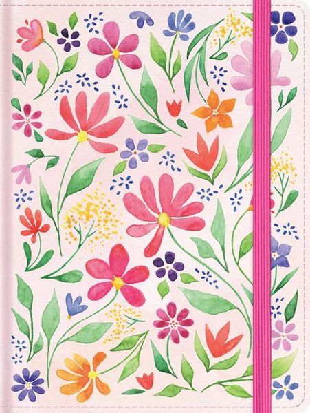 Produktbild: Rvr 1960 Biblia de Apuntes Tama&ntilde;o Personal, Floreada Tela Impresa