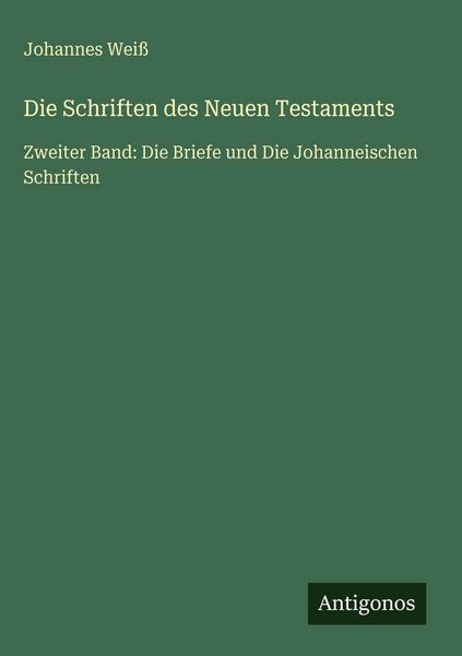 Produktbild: Die Schriften des Neuen Testaments