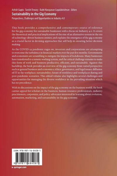 Produktbild: Sustainability in the Gig Economy