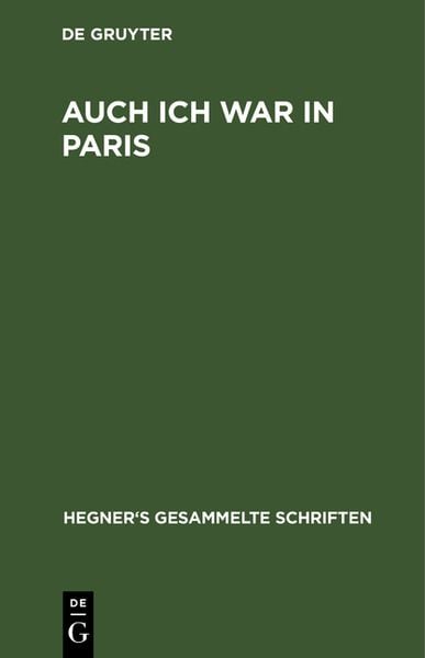 Produktbild: Auch ich war in Paris