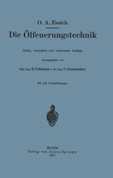 Produktbild: Die &Ouml;lfeuerungstechnik