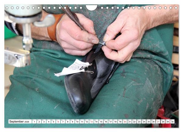 Produktbild: Das Handwerk der Schuhmacher (Wandkalender 2026 DIN A4 quer), CALVENDO Monatskalender