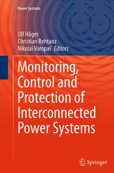 Produktbild: Monitoring, Control and Protection of Interconnected Power Systems