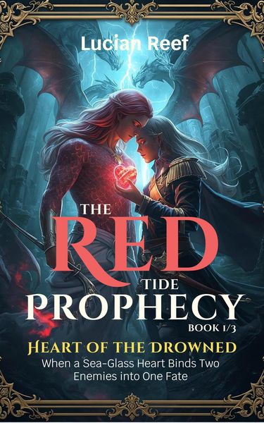 Produktbild: Heart of the Drowned: When a Sea-Glass Heart Binds Two Enemies into One Fate (The Red Tide Prophecy, #1)