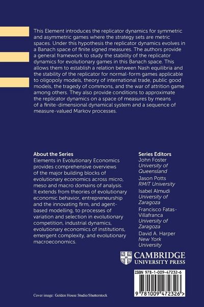 Produktbild: Evolutionary Games and the Replicator Dynamics