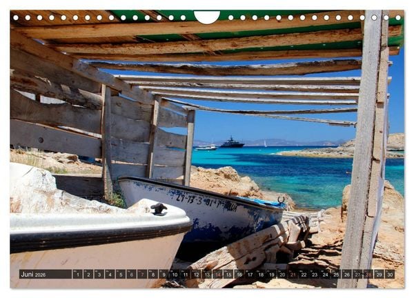 Produktbild: Formentera - Urlaub f&uuml;r die Seele (Wandkalender 2026 DIN A4 quer), CALVENDO Monatskalender