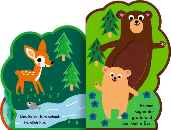 Produktbild: Mein Filz-F&uuml;hlbuch: Raschel, raschel! Wer wohnt im Wald?