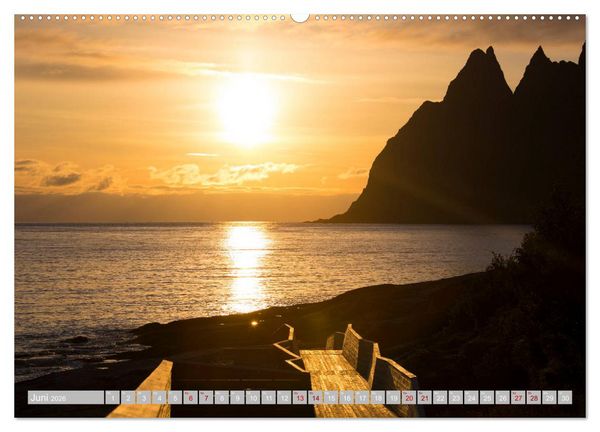 Produktbild: Die Farben Norwegens (hochwertiger Premium Wandkalender 2026 DIN A2 quer), Kunstdruck in Hochglanz