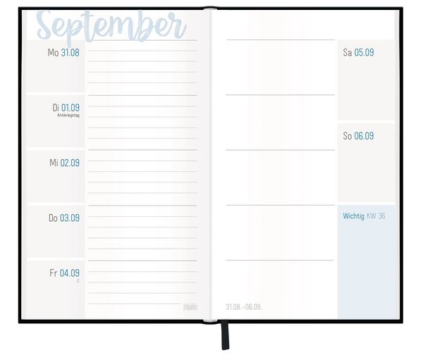 Produktbild: H&auml;fft-Timer slim - Jugendkalender 26/27
