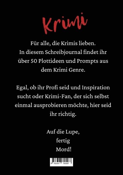 Produktbild: Schreibjournal Krimi