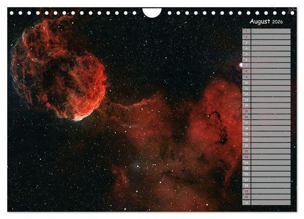 Produktbild: Deep-Sky Amateurastronomie (Wandkalender 2026 DIN A4 quer), CALVENDO Monatskalender