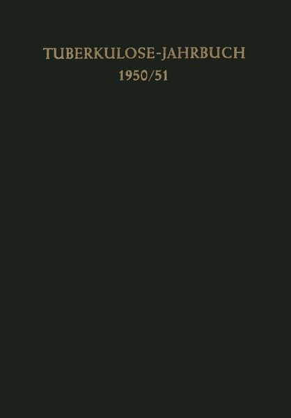 Produktbild: Tuberkulose-Jahrbuch 1950/51