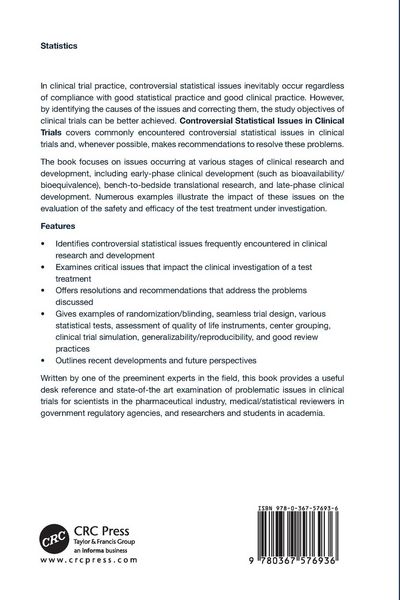 Produktbild: Controversial Statistical Issues in Clinical Trials