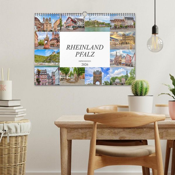 Produktbild: Rheinland Pfalz Impressionen (Wandkalender 2026 DIN A3 quer), CALVENDO Monatskalender