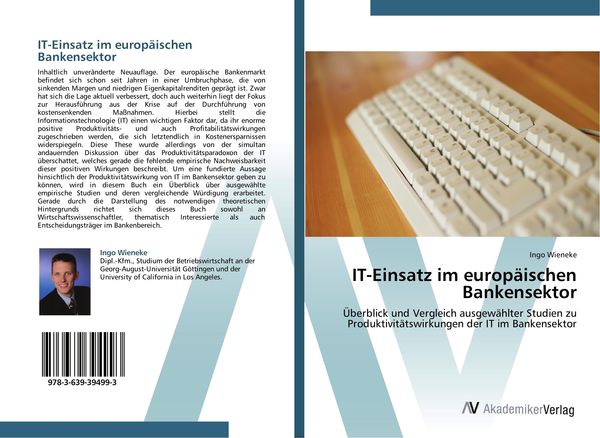 Produktbild: IT-Einsatz im europ&auml;ischen Bankensektor