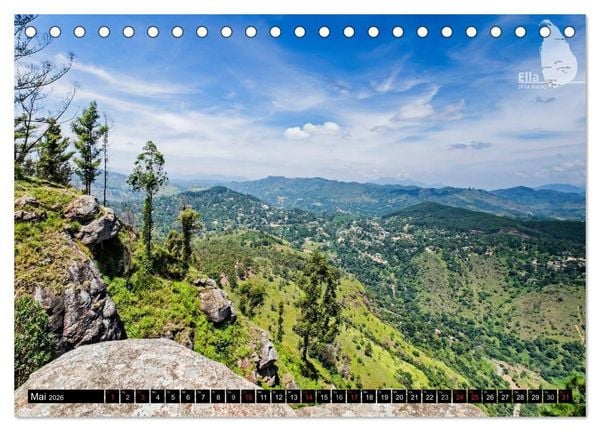 Produktbild: Sri Lanka, eine Reise &uuml;ber die Insel der King Coconut (Tischkalender 2026 DIN A5 quer), CALVENDO Monatskalender