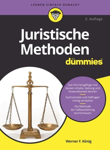 Produktbild: Juristische Methoden f&uuml;r Dummies