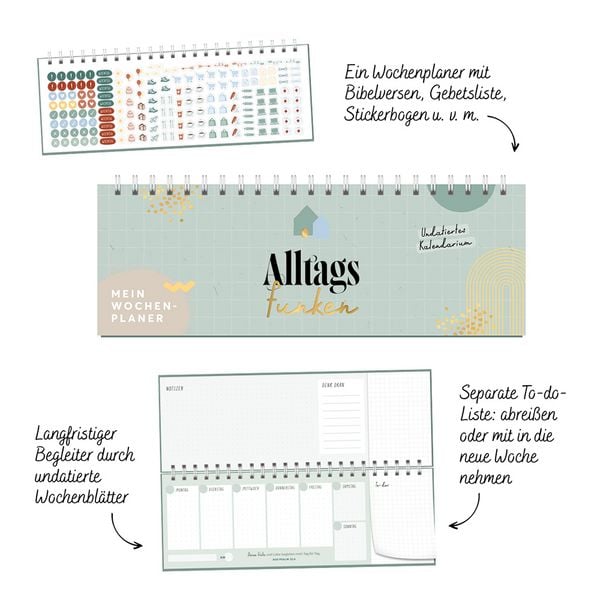 Produktbild: Mein Wochenplaner - Alltagsfunken