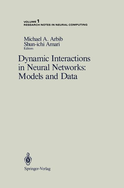 Produktbild: Dynamic Interactions in Neural Networks: Models and Data