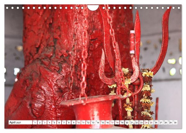 Produktbild: Farbenfrohes Indien (Wandkalender 2027 DIN A4 quer), CALVENDO Monatskalender