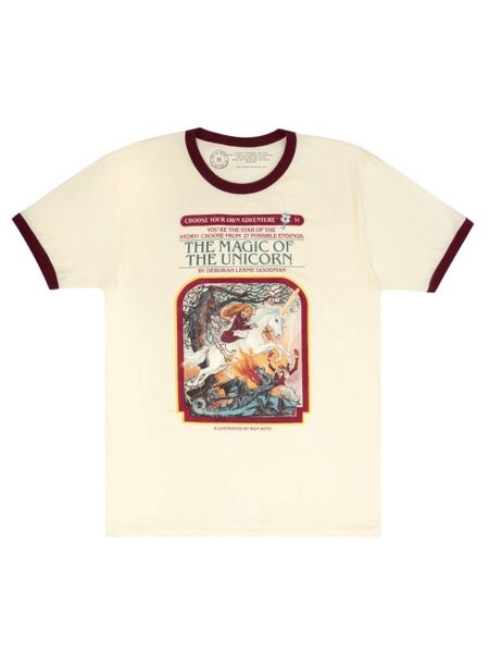 Produktbild: Choose Your Own Adventure: The Magic of the Unicorn Unisex Ringer T-Shirt Medium