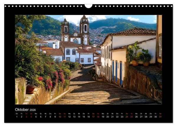 Produktbild: Brasilien - Natur, Kultur und Lebensfreude (Wandkalender 2026 DIN A3 quer), CALVENDO Monatskalender