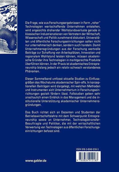 Produktbild: Academic Entrepreneurship