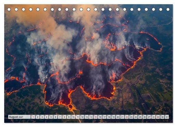 Produktbild: Naturgewalten - Ungez&auml;hmt und Unaufhaltsam (Tischkalender 2027 DIN A5 quer), CALVENDO Monatskalender