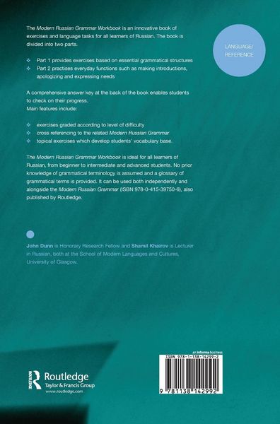 Produktbild: Modern Russian Grammar Workbook