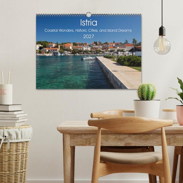 Produktbild: Istria &ndash; Coastal Wonders, Historic Cities, and Island Dreams (Wall Calendar 2027 DIN A3 landscape), CALVENDO 12 Month Wall Calendar